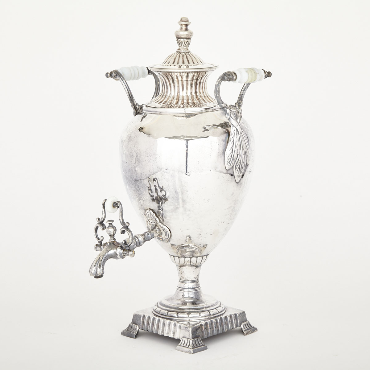 Victorian Silver Plated Tea Urn, William S. Burton of London, c.1875