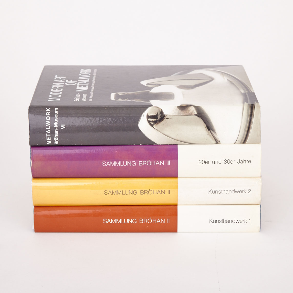 [Reference Books] Sammlung Bröhan, Kunst and Kunsthandwerk (4 volumes) 