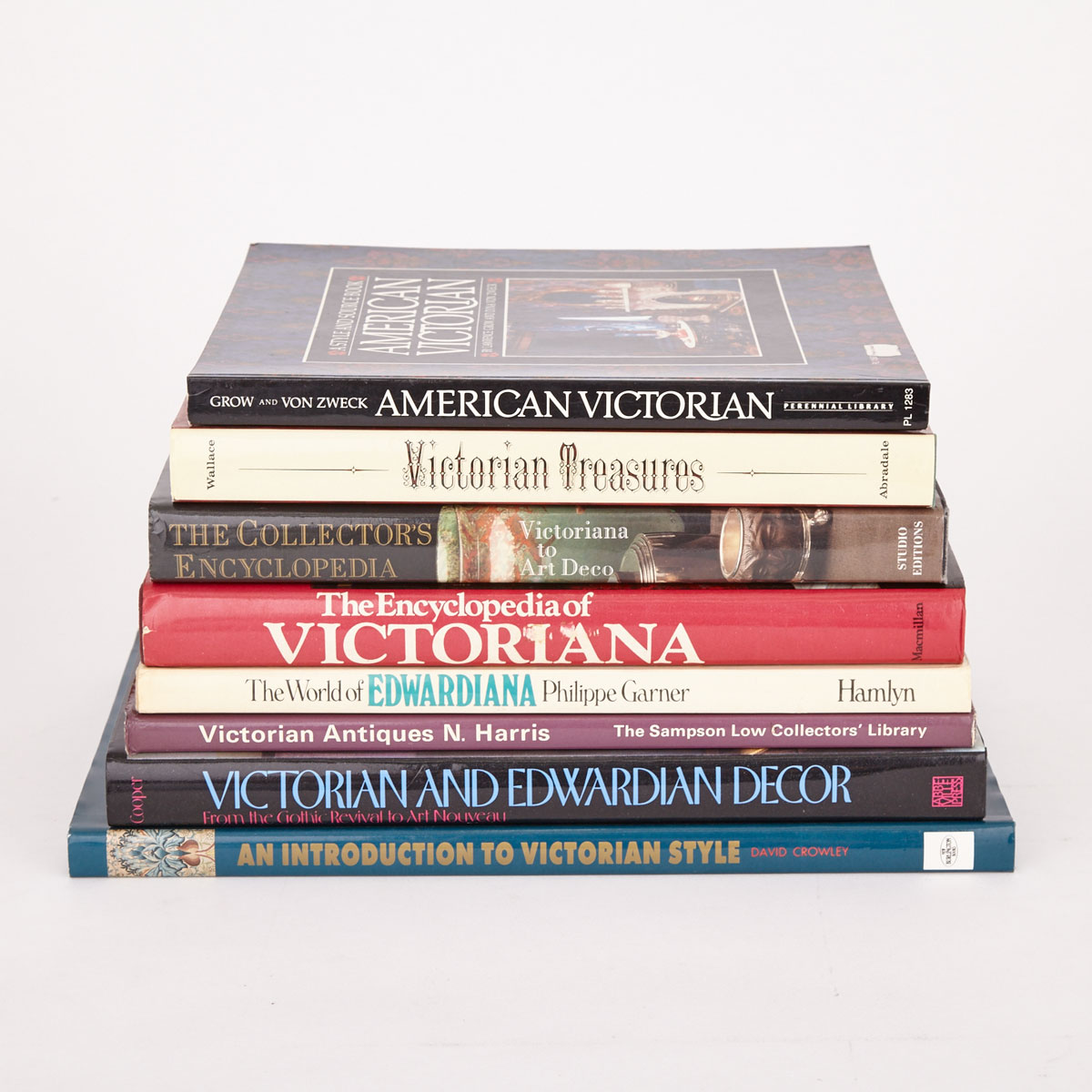 [Reference Books] Victorian and Edwardian Design (8 Volumes) 