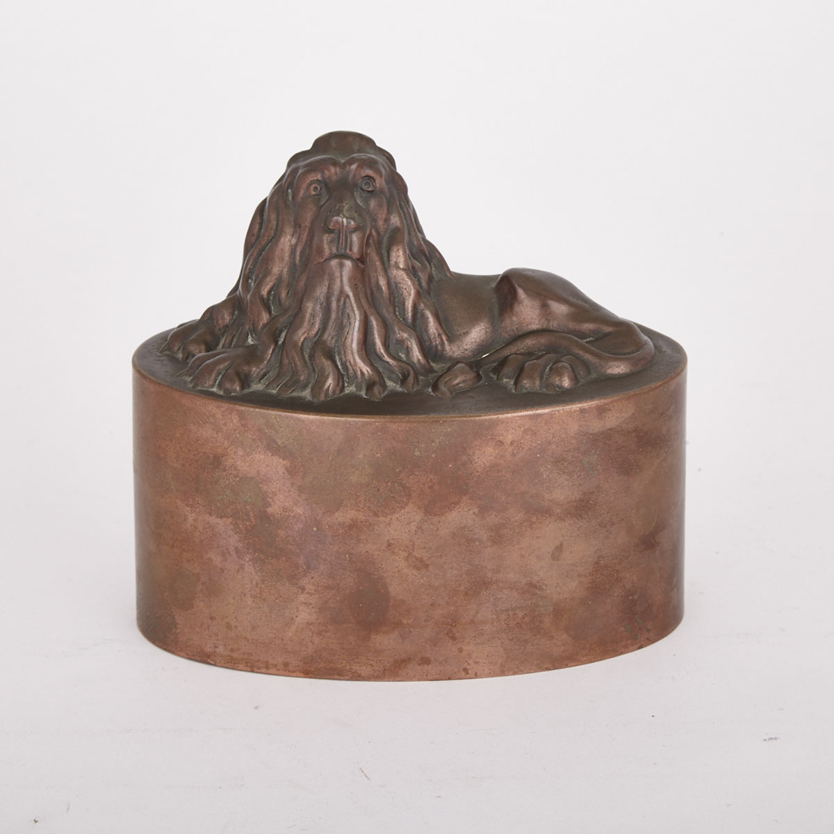 Victorian Copper Lion Form Jelly Mould, 19th century