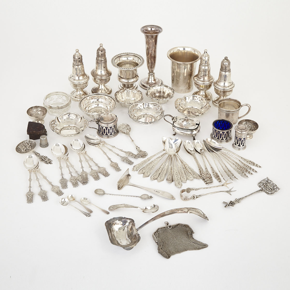Group of Dutch, English and North American Silver, 20th century