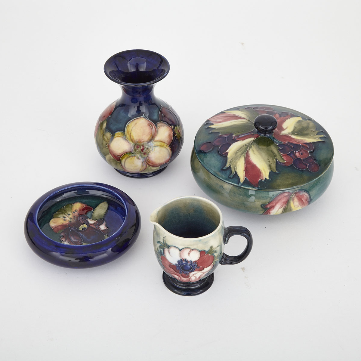 Group of Moorcroft Pottery, c.1940-60