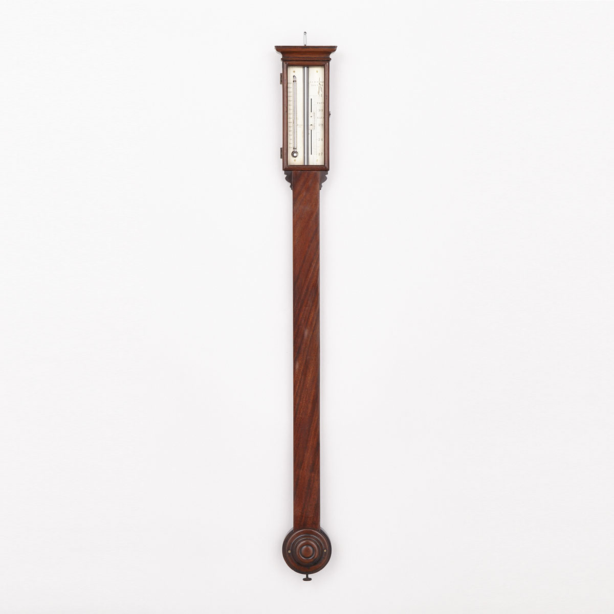 American Rosewood Stick Barometer, L. C. Hoffman, New York, N.Y., c.1860