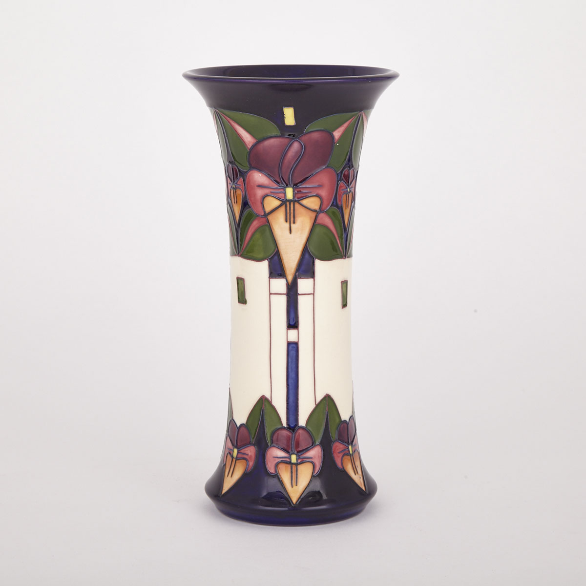 Moorcroft ‘Trilogy’ Vase, 2007