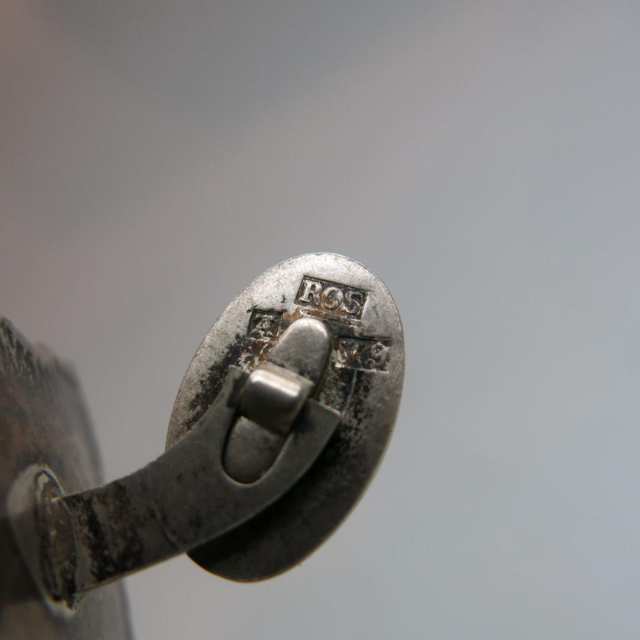 Pair Of Swedish 835 Grade Silver Cufflinks 