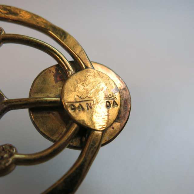 Rafael Alfandary Brass Pendant And Chain