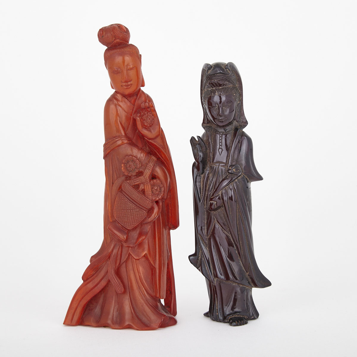 Two Figures of Guanyin, Early 20th Century