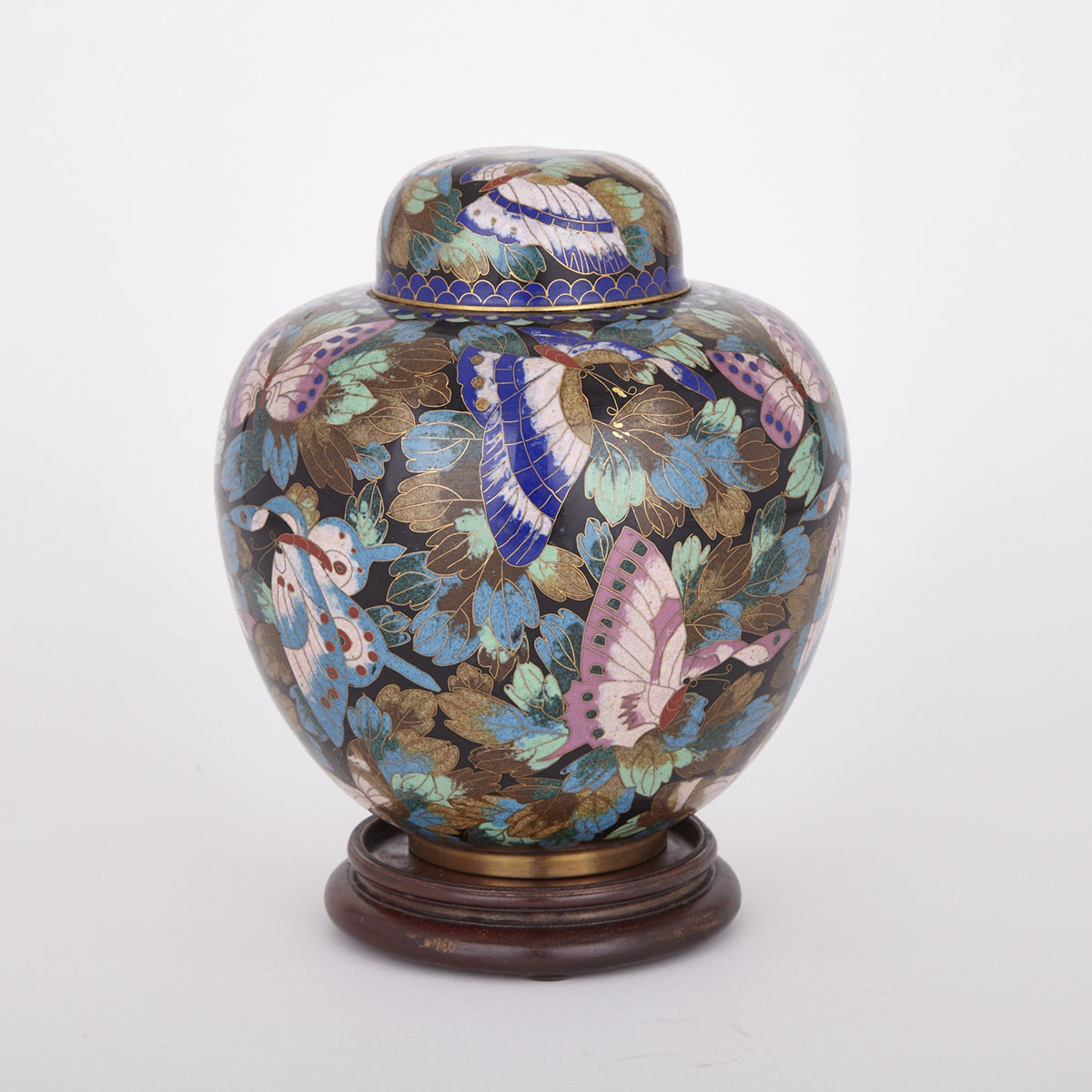 Cloisonne Ginger Jar, Early 20th Century