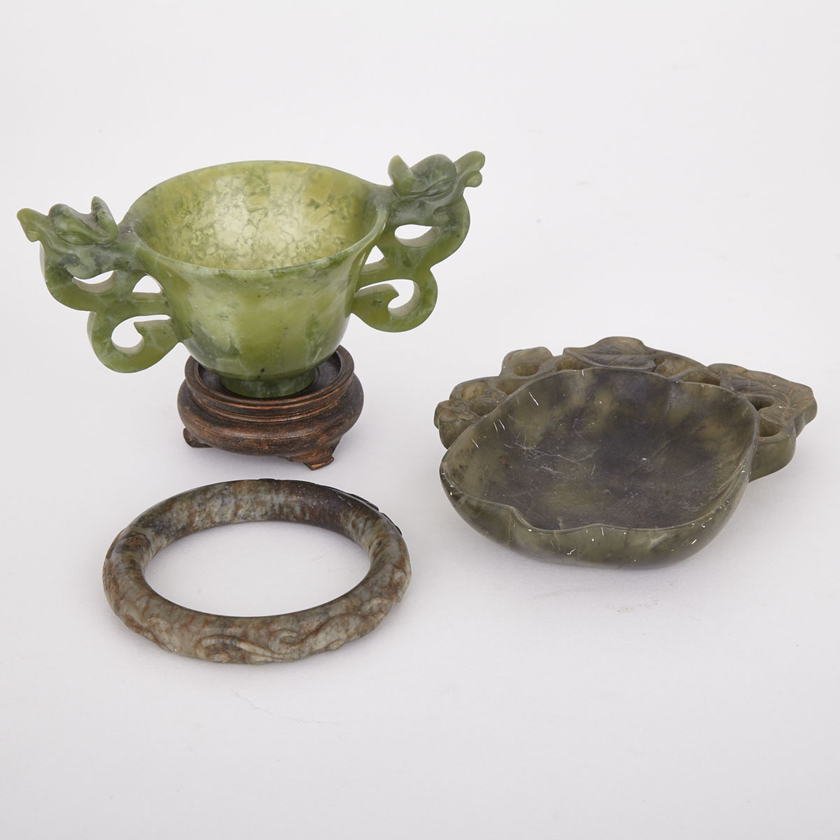 Three Pieces of Jade, Early 20th Century