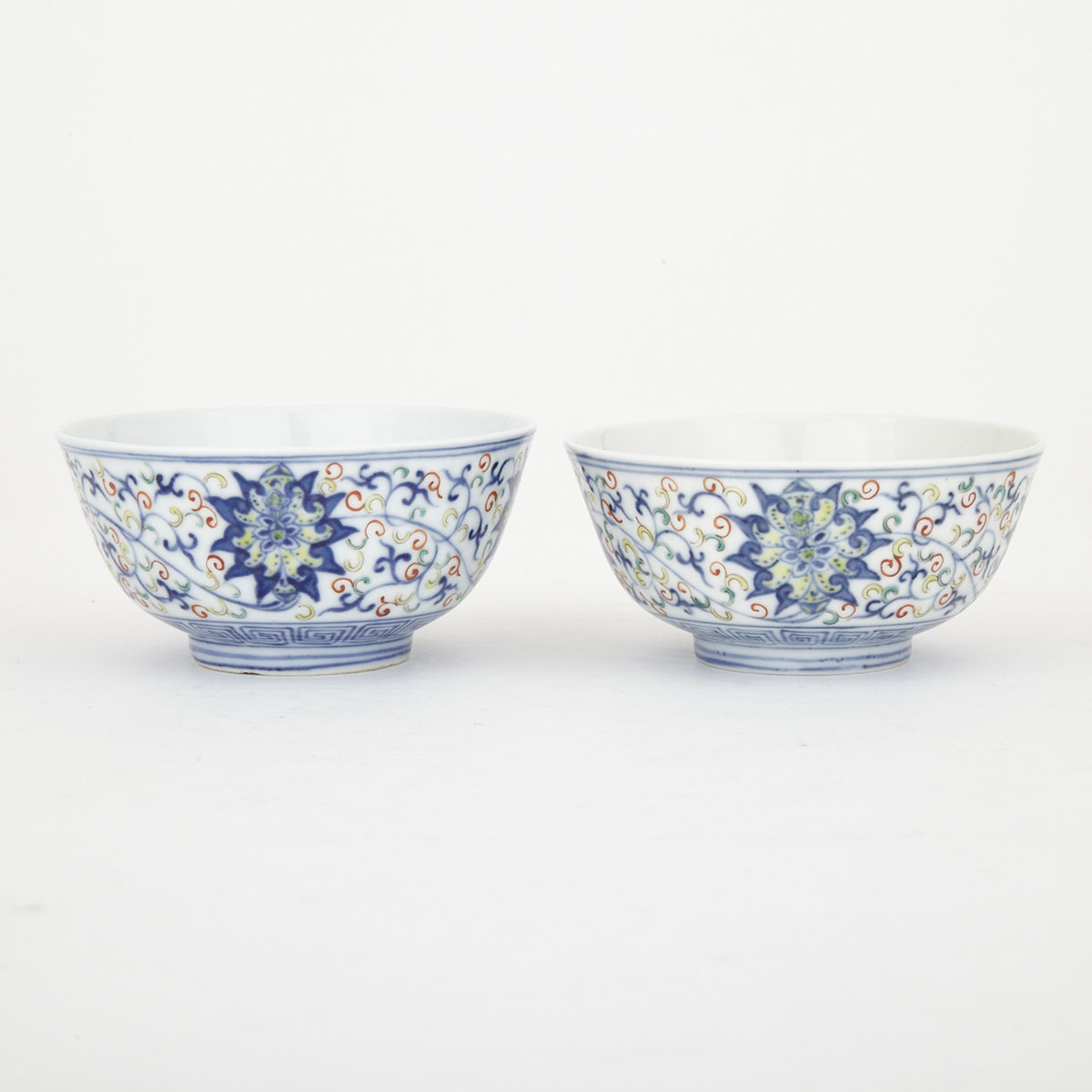 A Pair of Guangxu Bowls
