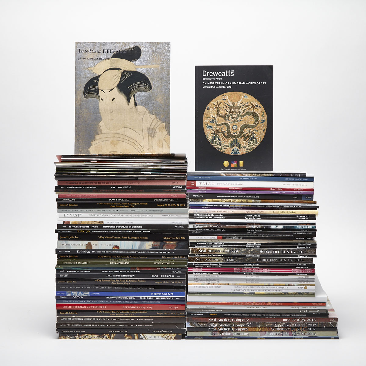 Ninety-Nine Asian and Decorative Art Auction Catalogues and Magazines