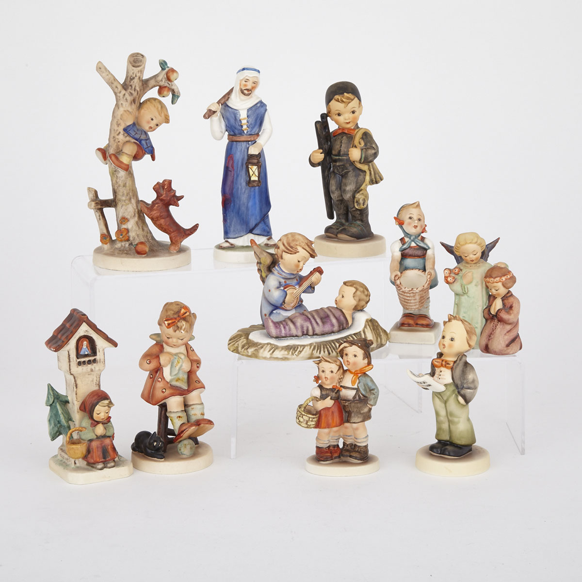 Group of Ten Hummel Figures, 20th century