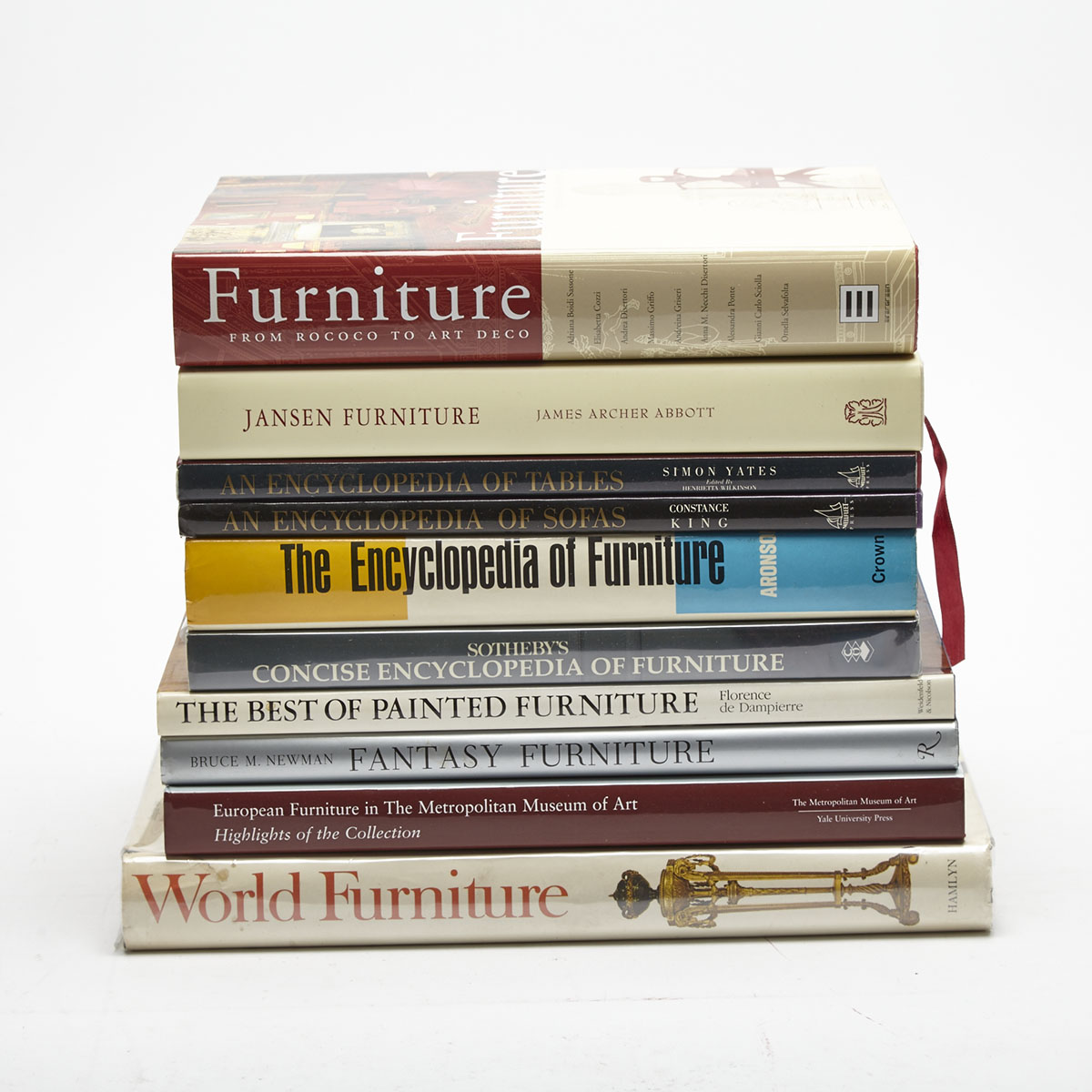 Furniture (10 volumes) 