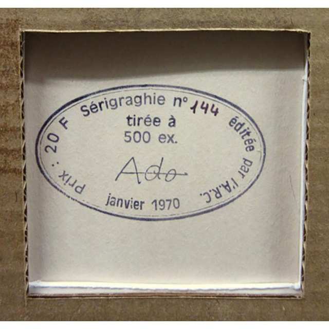 ADO SATO (JAPANESE, 1936-)   