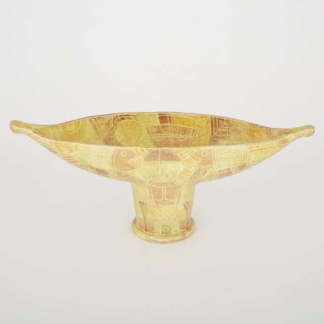 Brooklin Pottery Centrepiece Bowl, Theo and Susan Harlander, c.1975