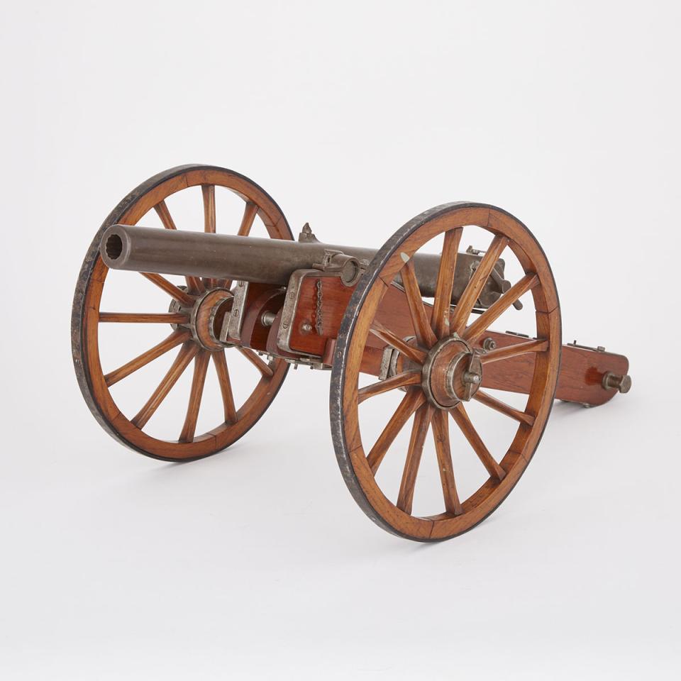 Working Exhibition Model of a German Field Cannon, Berger & Co., Witten a Ruhr, c.1870