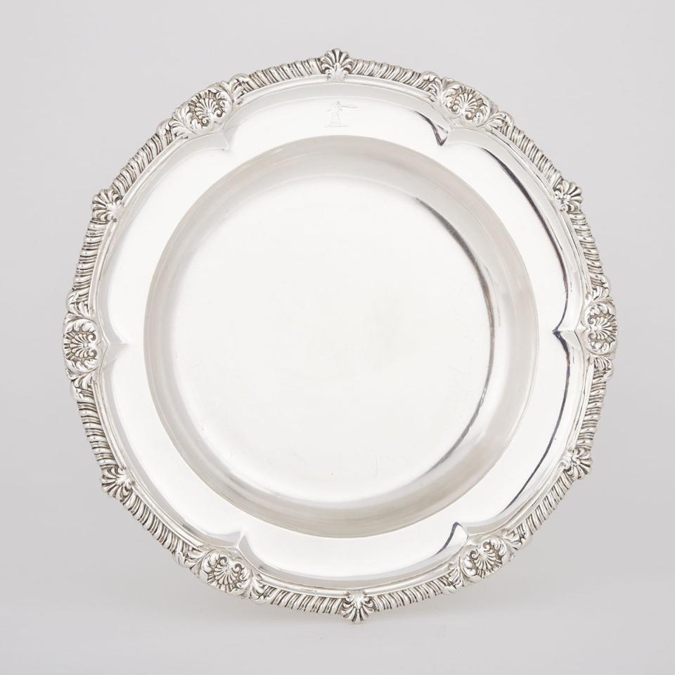 Victorian Silver Second Course Dish, Robert Garrard, London, 1842