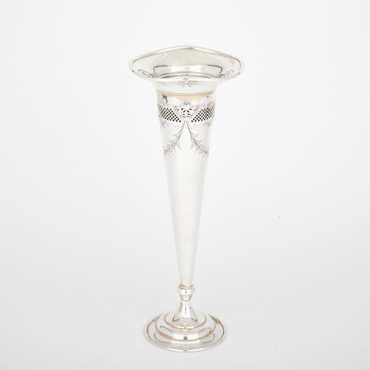 American Silver Vase, George Henckel & Co., New York, N.Y., early 20th century