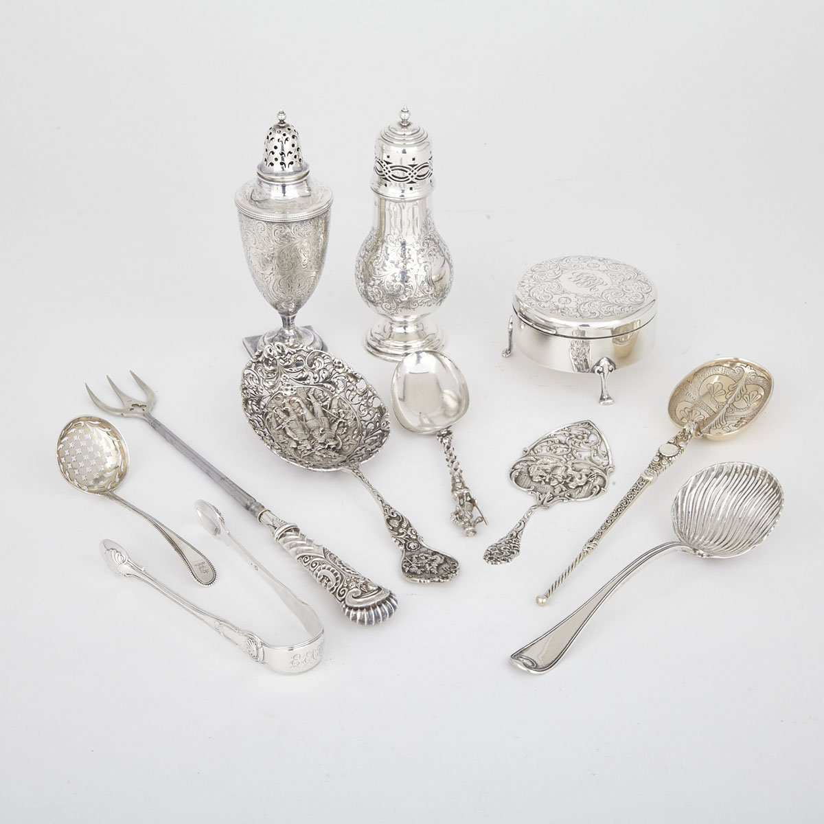 Group of English, Continental and North American Silver, 19th/20th century