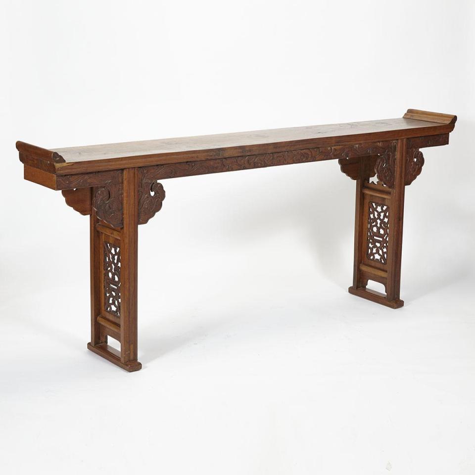 A Carved Elmwood Altar Table, Republic Period