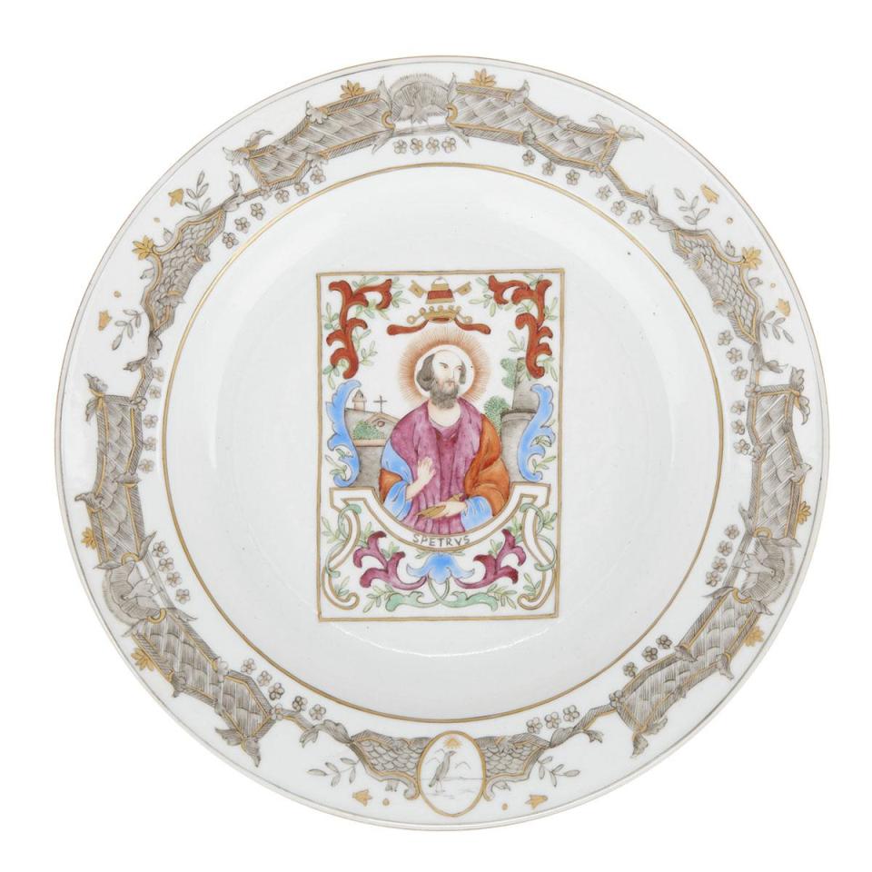 Chinese Export ‘Apostle’ Plate