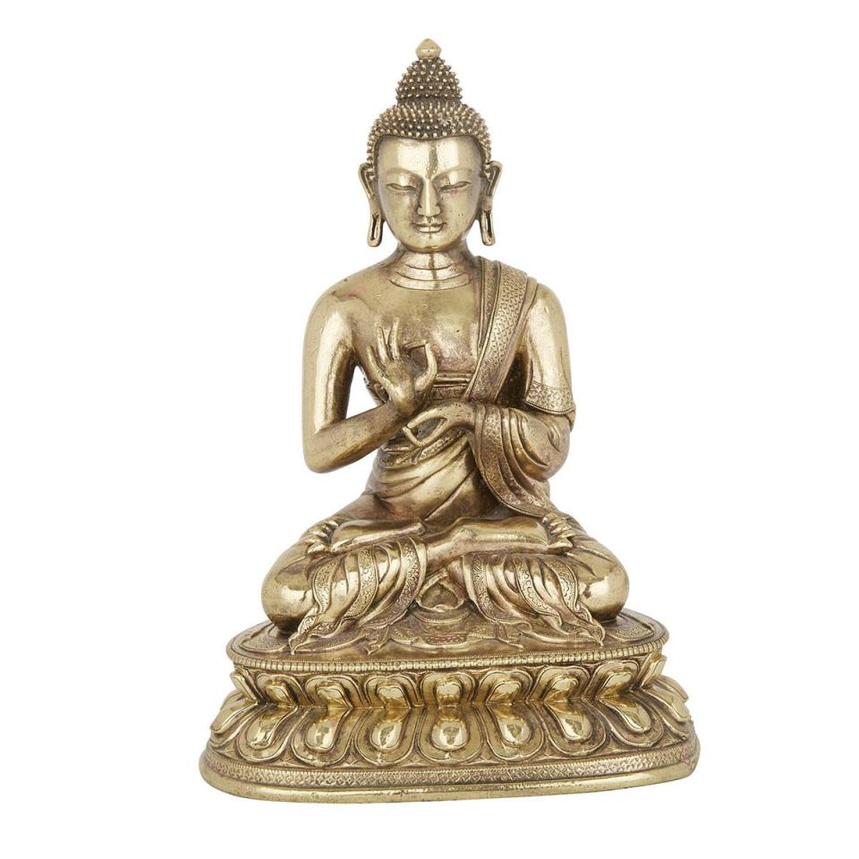 A Bronze Figure of Maitreya Buddha, 18th/19th Century