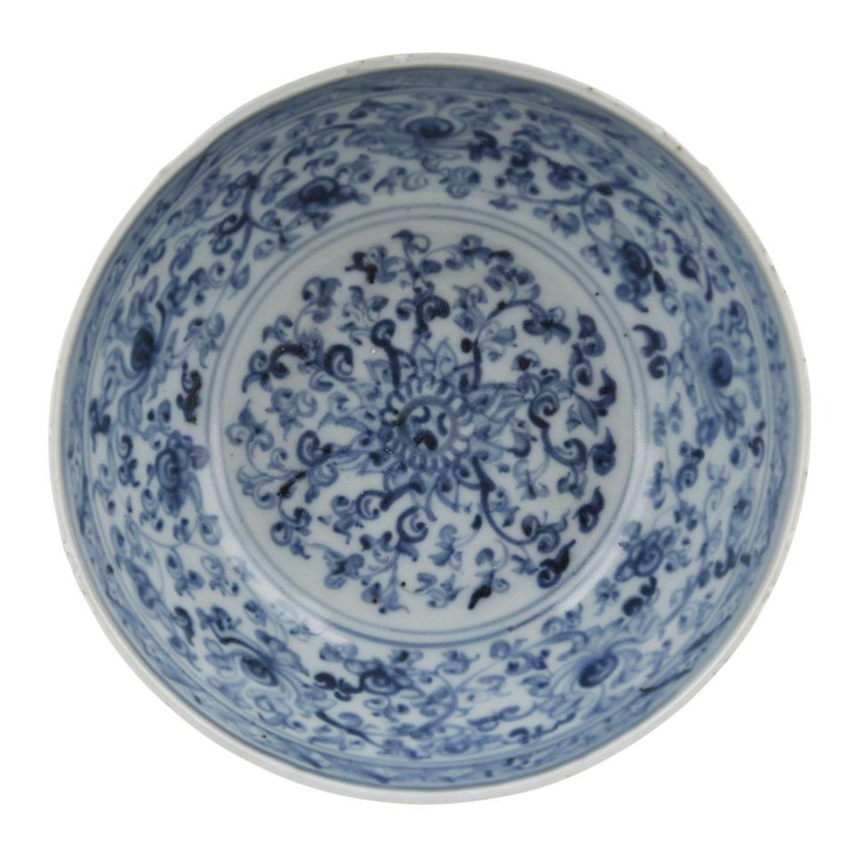 A Blue and White Bowl, Early Ming Dynasty