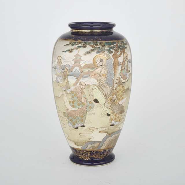 Japanese Satsuma Vase, 20th Century
