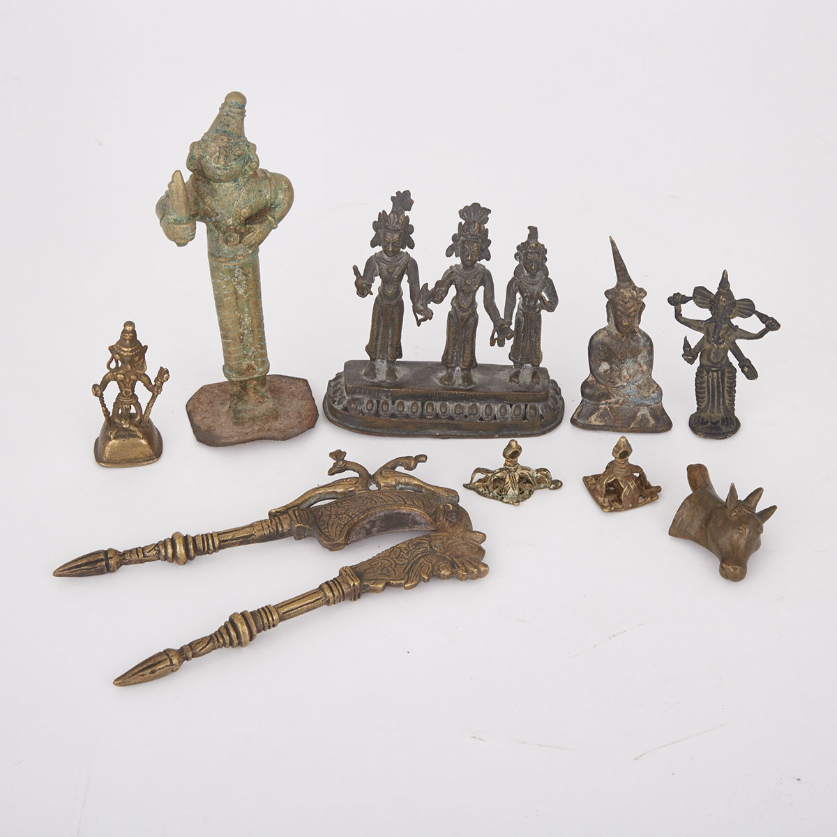 A Group of Tibetan and Southeast Asian Bronzes, 18th/19th Century