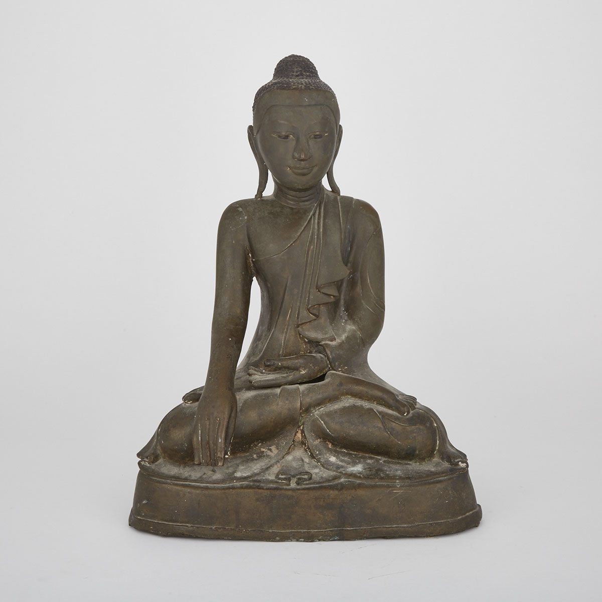 Burmese Bronze Buddha, 19th Century or Earlier