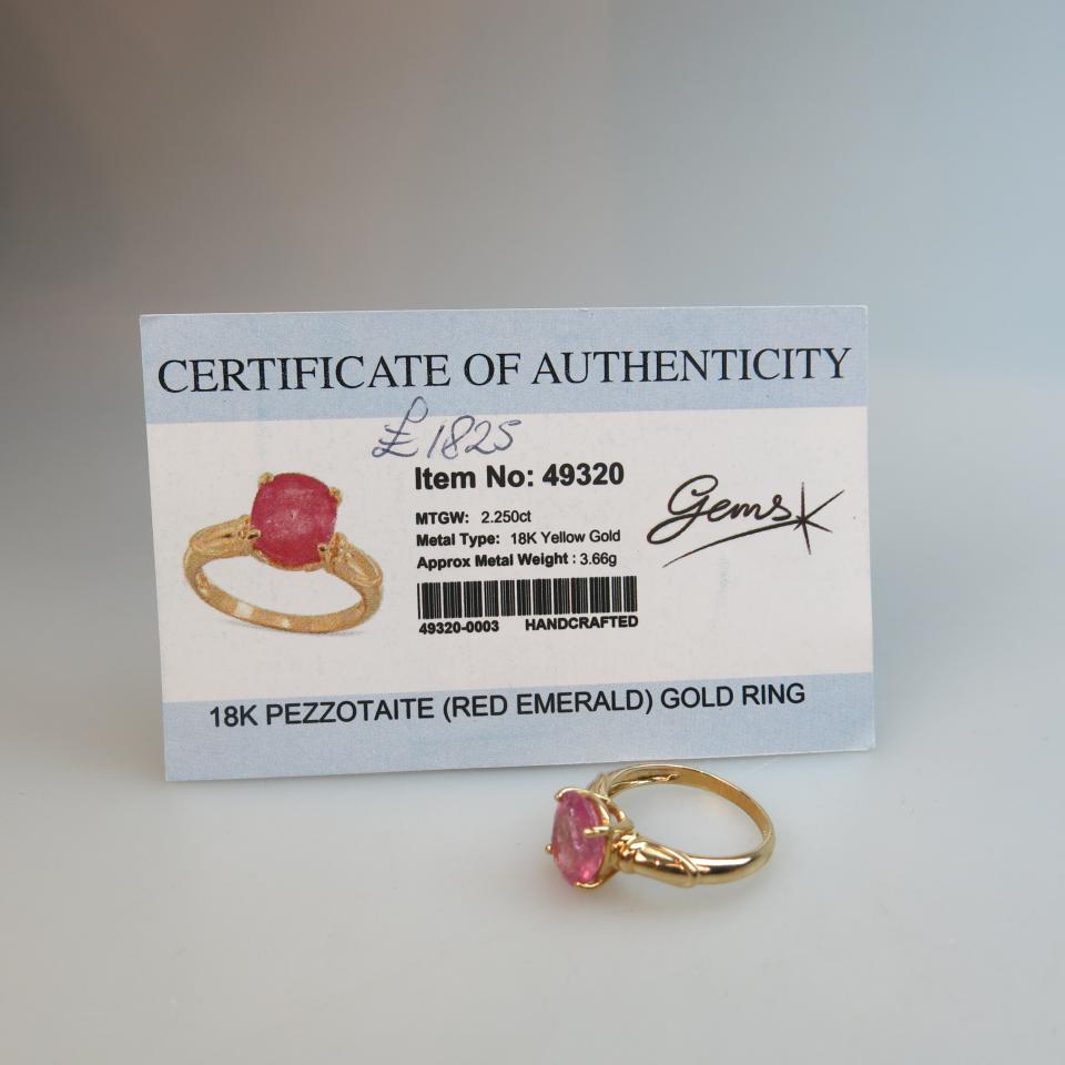 English 18k Yellow Gold Ring