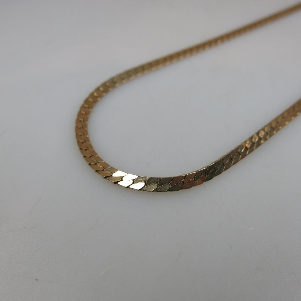 10k Yellow Gold Flat Link Chain
