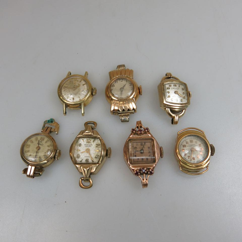 7 Various Lady’s Wristwatches