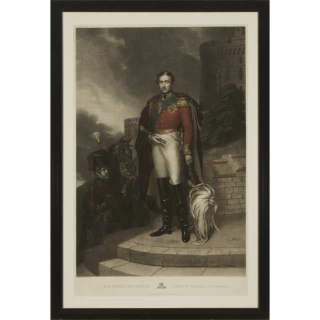 Pair of Portraits of Queen Victoria and Prince Albert, 1847/8