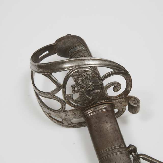 Victorian Canadian Militia Queen's Own Royal Rifle Corps Officer's Sword, George Savage & Son, Montreal, 19th century