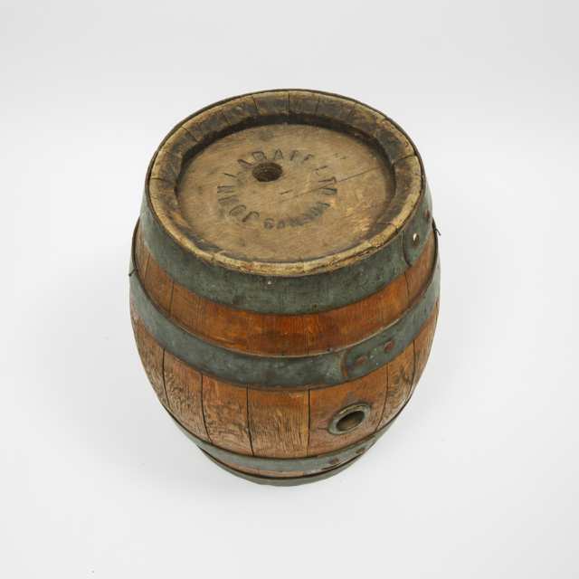 John Labatt Ltd. Oak Beer Keg, mid 20th century