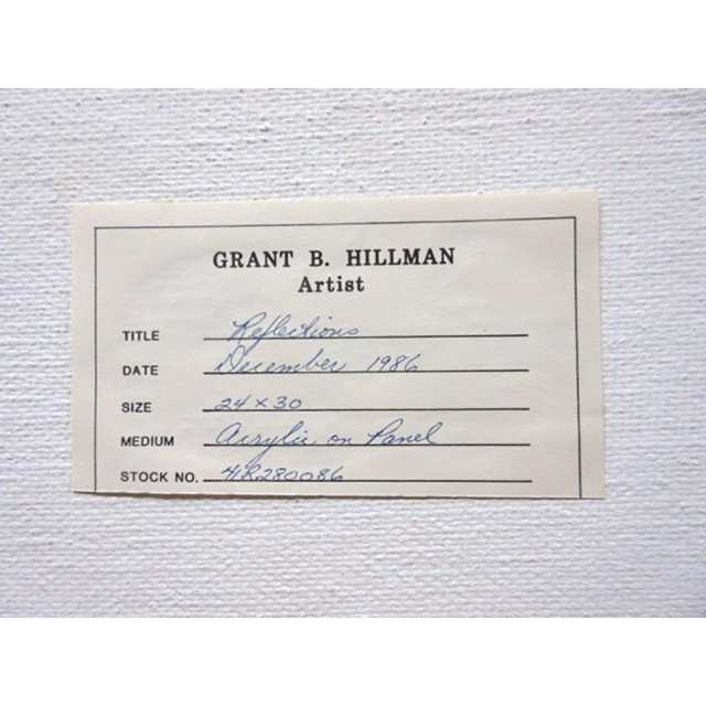 GRANT B. HILLMAN (CANADIAN, 1935-)