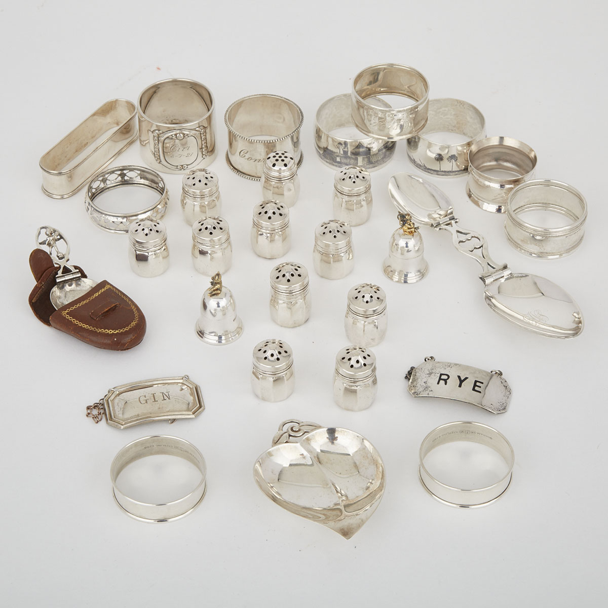 Group of Mainly English and North American Silver, 20th century