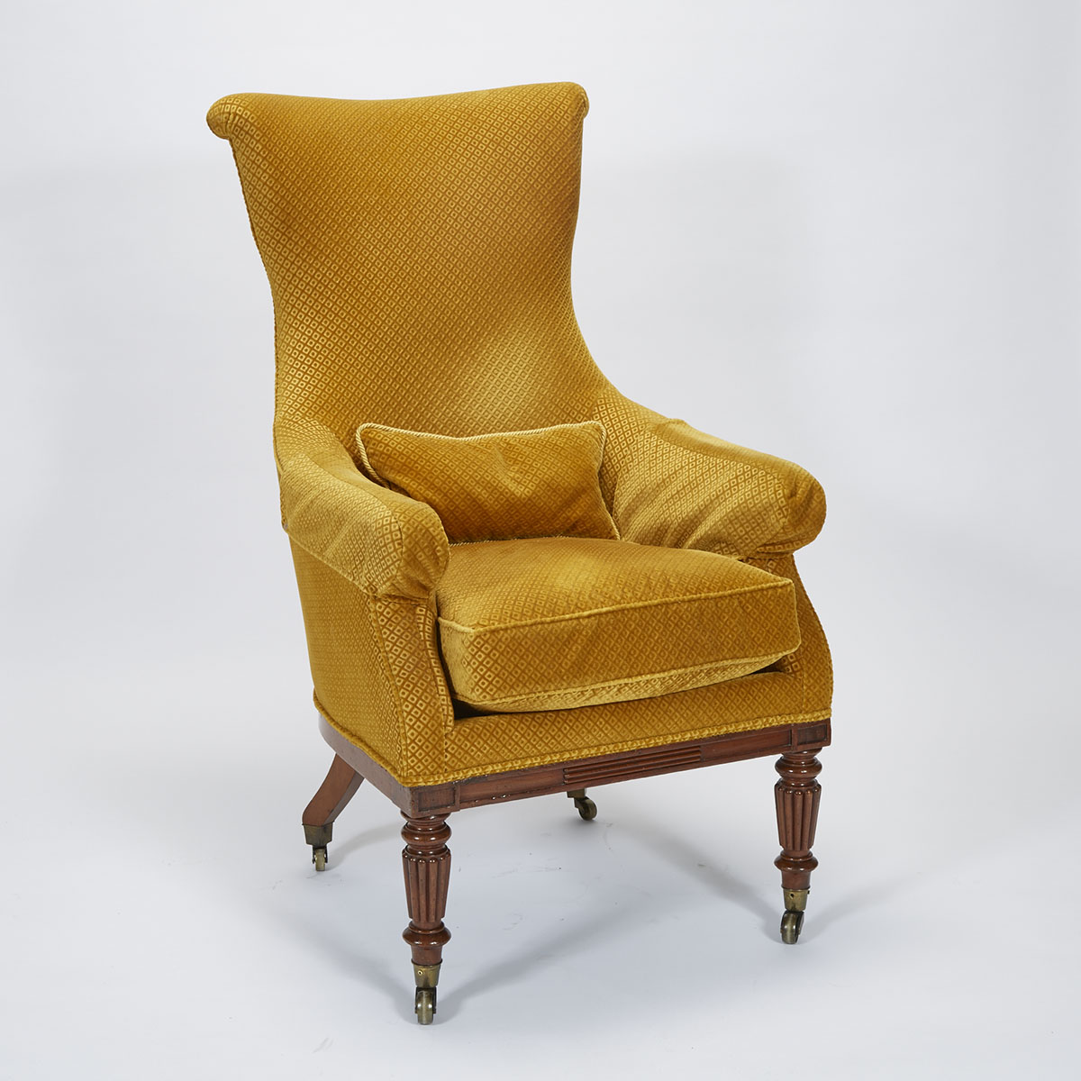 William IV Mahogany Easy Chair, c.1830