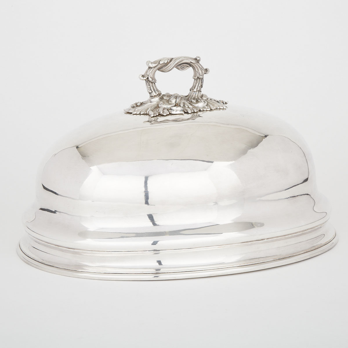 Old Sheffield Plate Oval Meat Dish Cover, T. & J. Creswick, c.1830