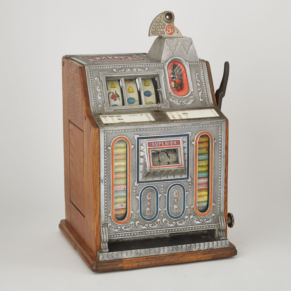 Mills Novelty Co., Chicago, ‘Mint Confections’ 5¢ Slot Machine, c.1910