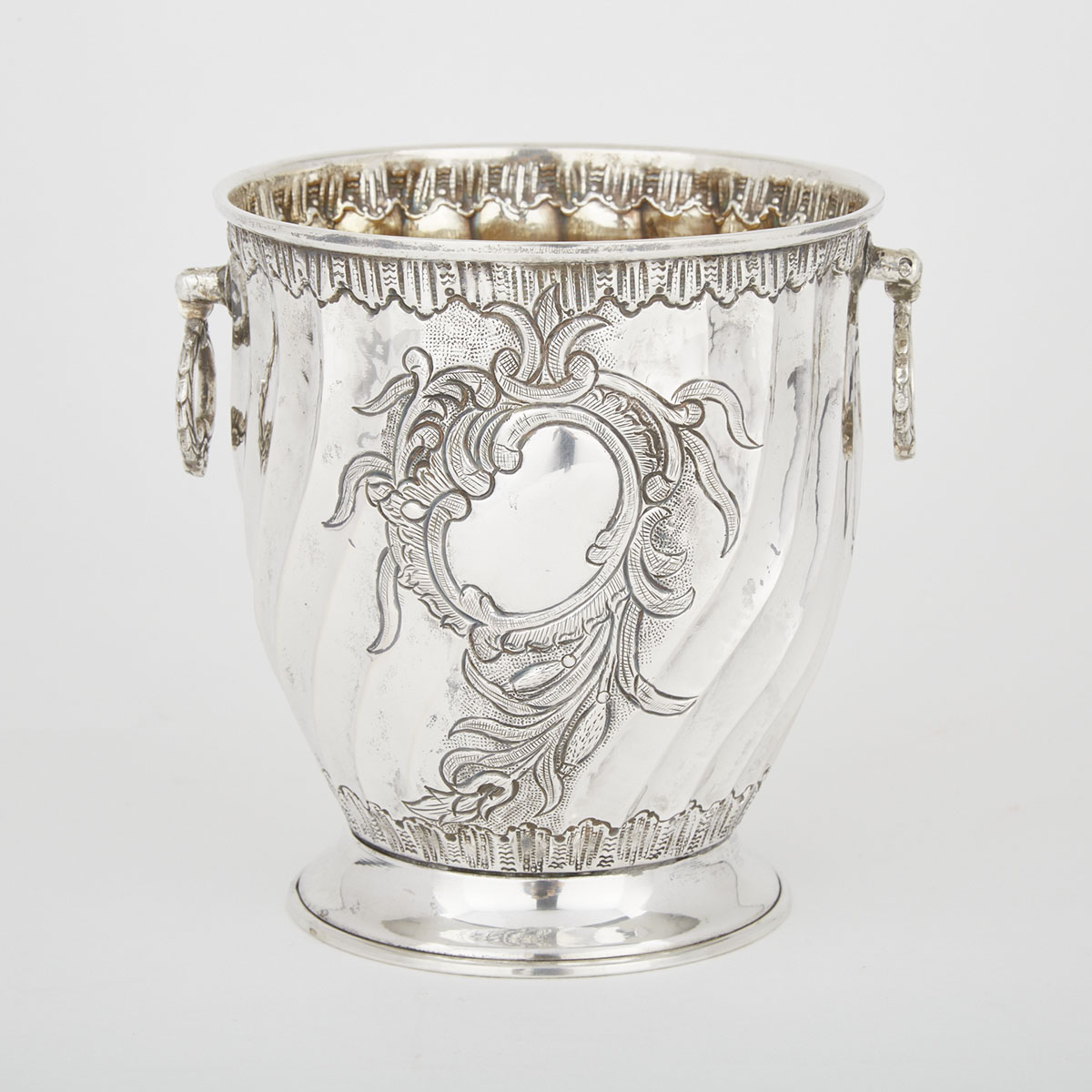 Continental Silver Two-Handled Ice Bucket, c.1900