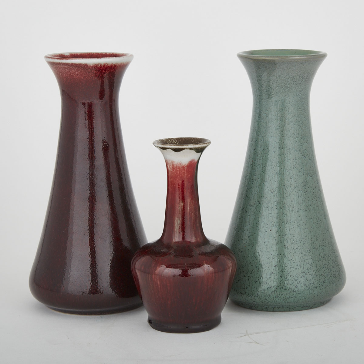 Three Cobridge Stoneware Vases, c.2000
