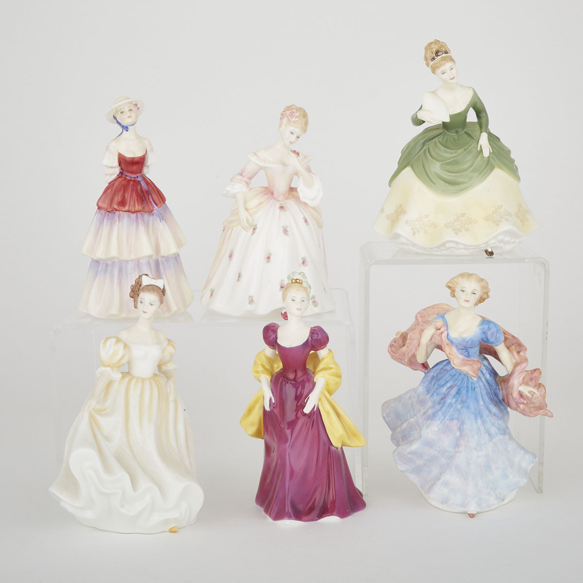 Six Royal Doulton Figures, 20th century