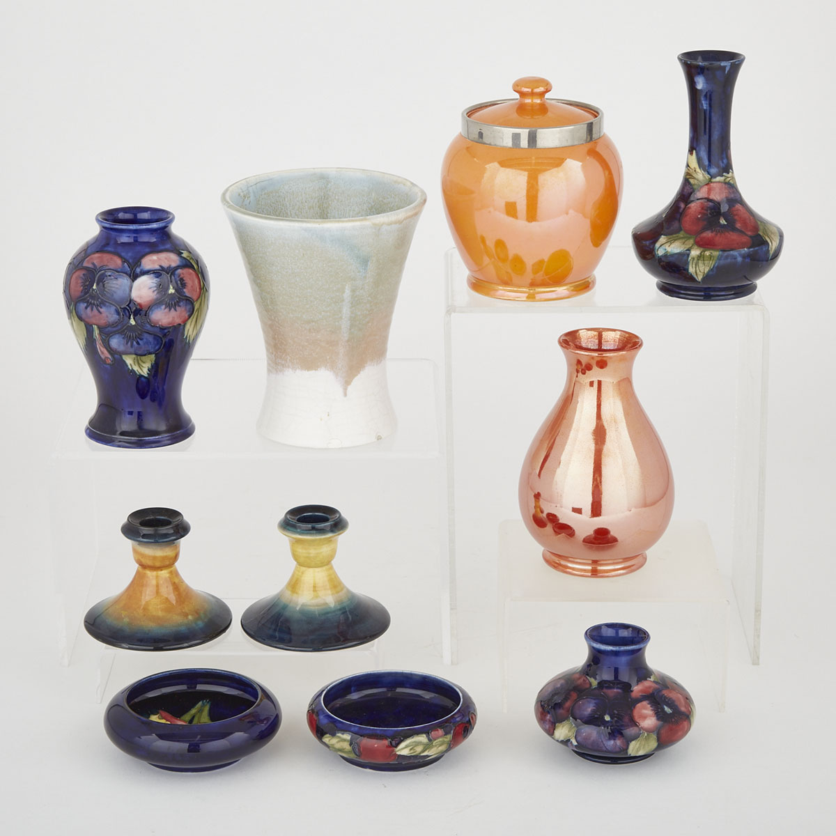 Group of Moorcroft Pottery, 20th century