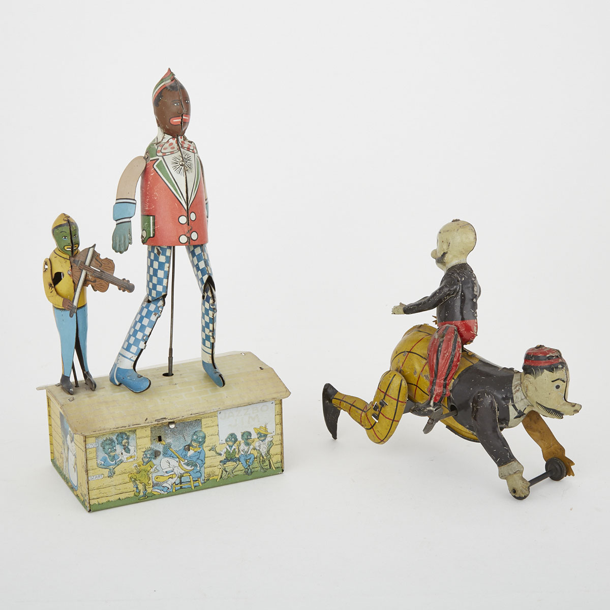 Two Lithographed Tin Clockwork Toys, early 20th century