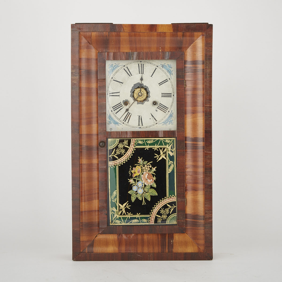 American Rosewood Veneered Ogee Shelf Clock, New Haven Clock Co., mid 19th century