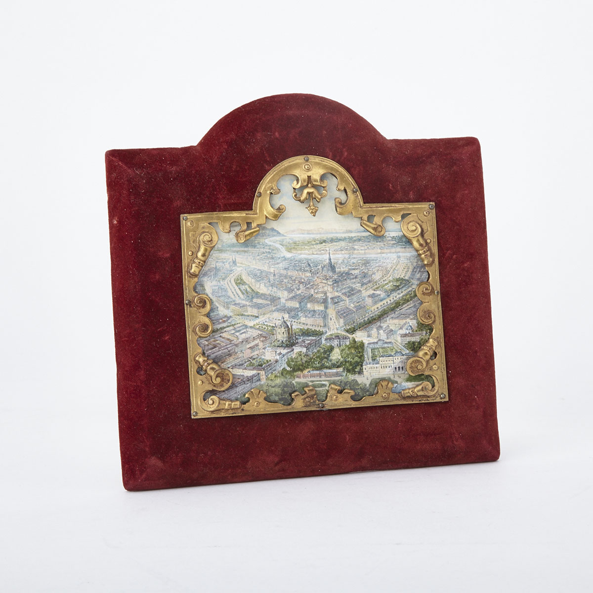 Miniature Topographical View of Vienna, circa 1860
