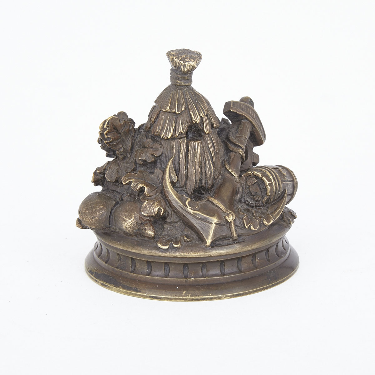 French Patinated Bronze Bibelot, 19th century