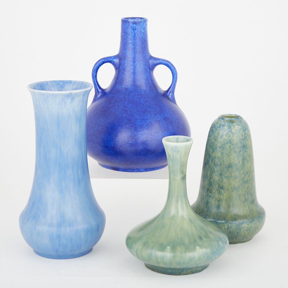 Four Clews ‘Chameleon Ware’ Vases, early 20th century